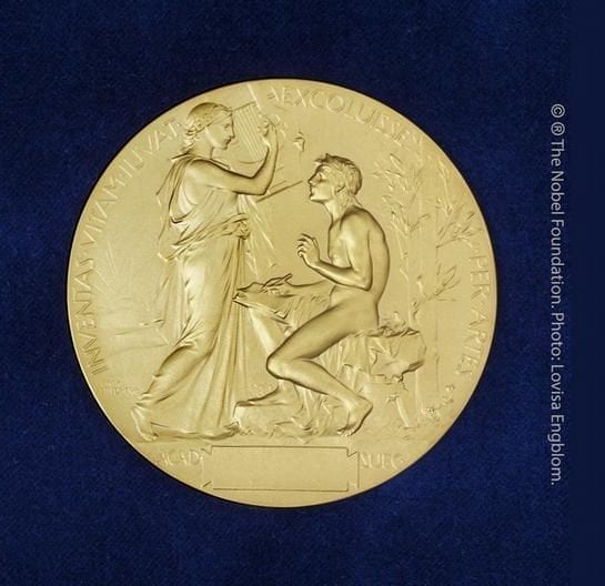 Medal awarded for Nobel Prize in Literature