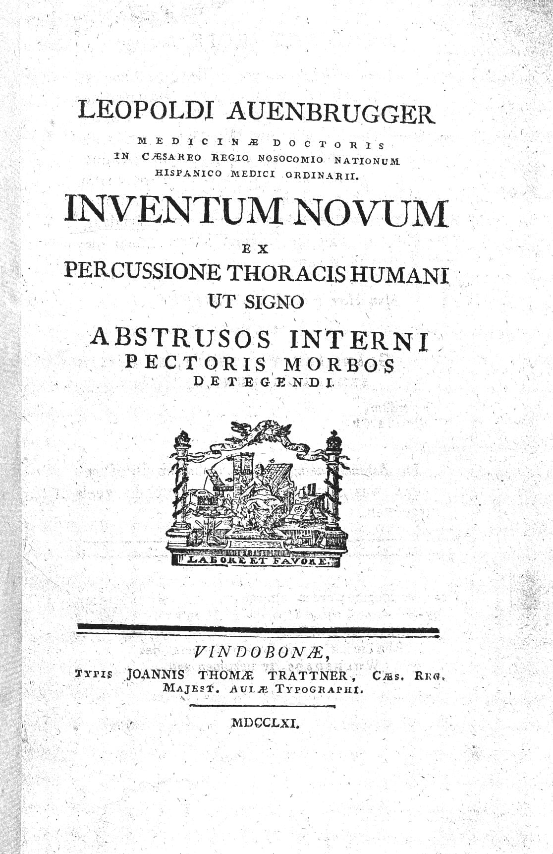 Title page of Inventum novum