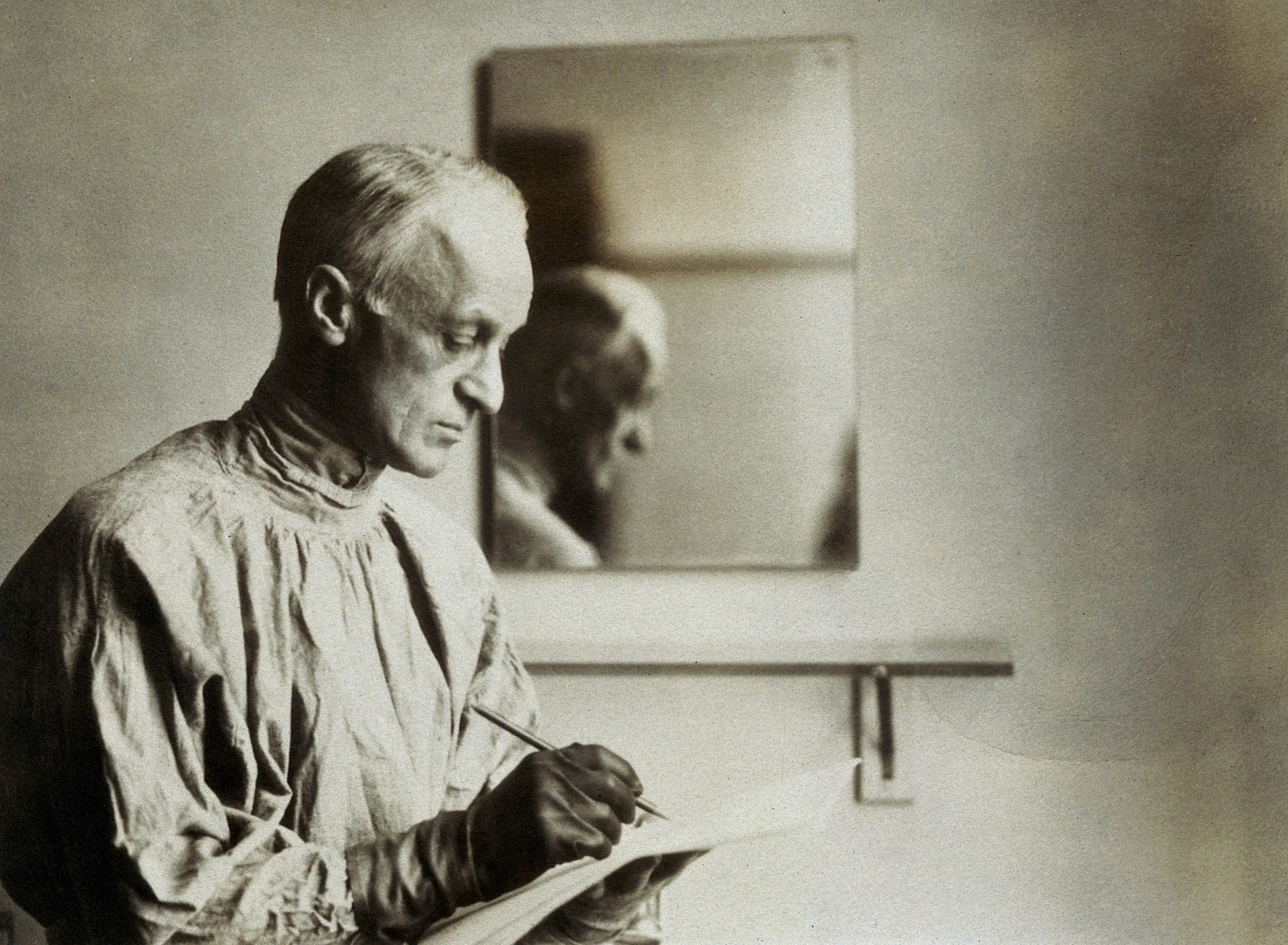 Photograph of Harvey Williams Cushing before surgery