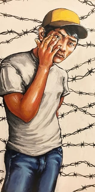Portrait of an asylum seeker