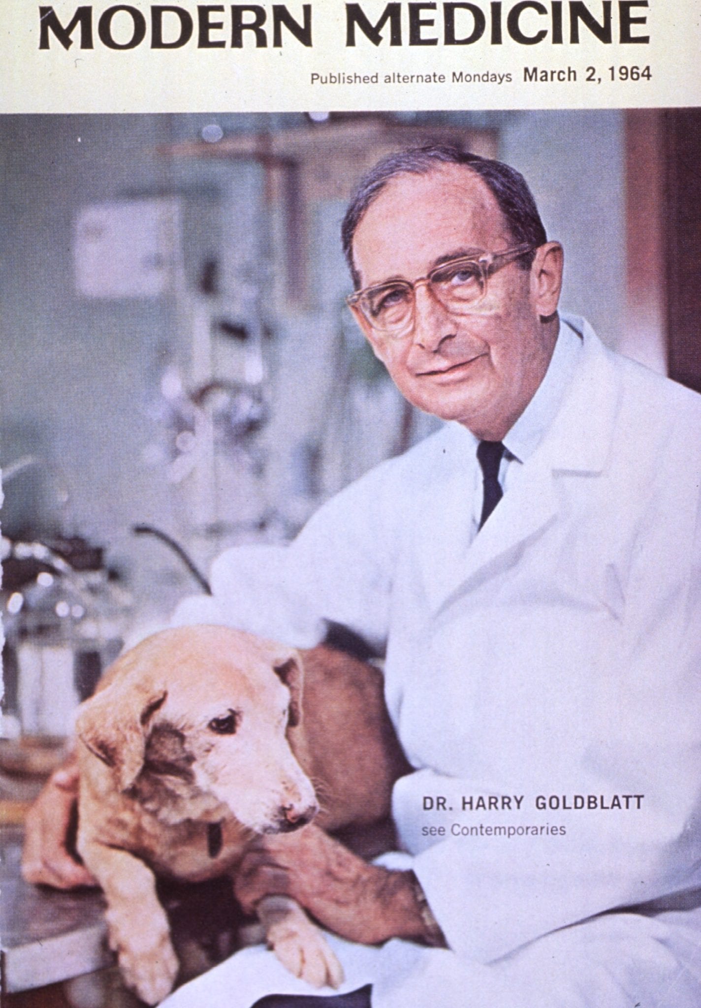 Harry Goldblatt on the cover of Modern Medicine