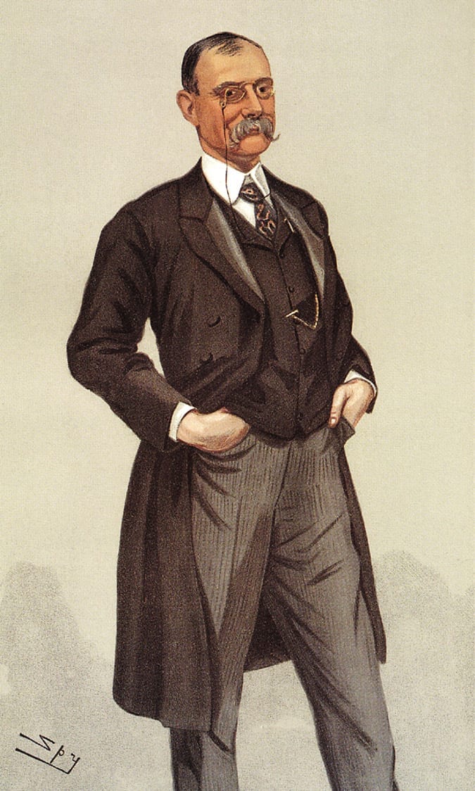 Vanity Fair caricature of Sir Frederick Treves