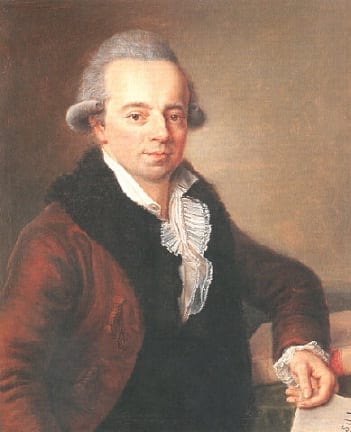 Portrait of Daniel Bernoulli who wrote on inoculation and data