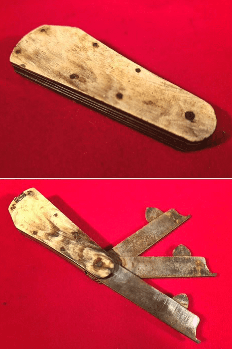 Fleam set used by a barber surgeon