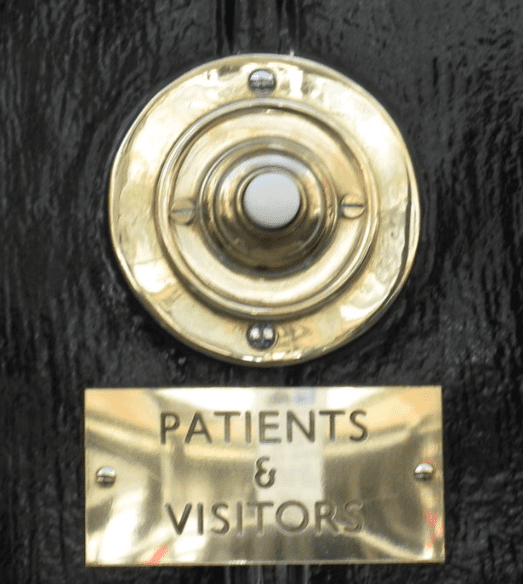 Doorbell for rich patients like those treated at the end of AJ Cronin's career