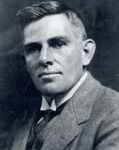 Black and white photograph of Afrikaans poet C. Louis Leipoldt