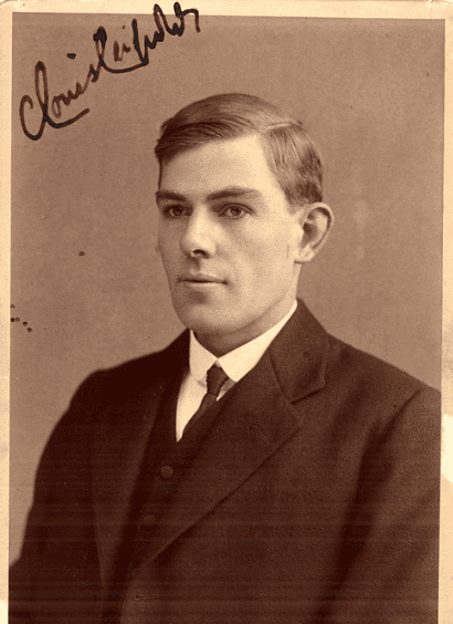 Sepia photograph of Afrikaans poet C. Louis Leipoldt