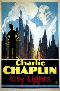 Poster for Charlie Chaplin film City Lights
