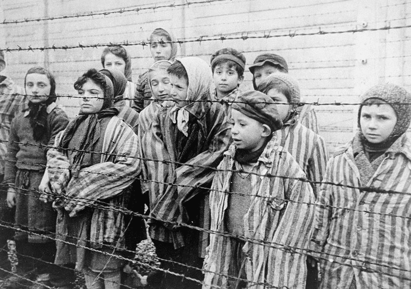 Child survivors of Auschwitz some of whom may have been tortured by Dr. Joseph Mengele