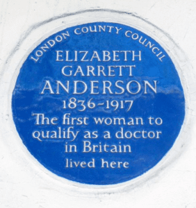 Elizabeth Garrett Anderson plaque