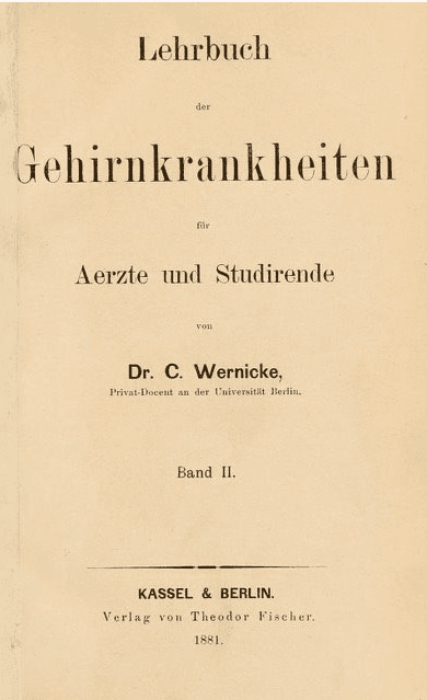 Cover of Lehrbuch der Gehirnkrankheiten by Carl Wernicke